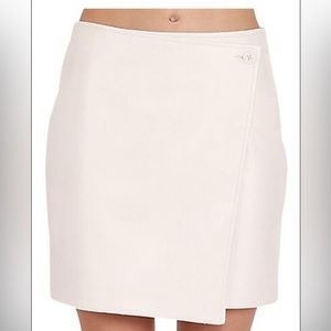 Faux Leather Wrap Mini Skirt. Size XL. Brand new.